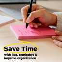 Post-it Notes, 1/3/8 x 1 7/8 in, 24 Sticky Notes Pads, 100 Sheets per Pad, Canary Yellow, The Original Post-it Note, New Year Organization or Second Semester School Supplies