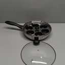 MARSKITOP Egg Poacher, Poached Eggs Cooker, Stainless Steel Egg Poaching Pan Food Grade Safe PFOA Free