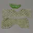 Jade Eye Mask 2 Pcs Jade Eye Mask for Facials can Relieve Puffiness and Relieve Eye Cover (Comes with Massage M-Shaped Comb *1, Eight-Tooth Comb *1)