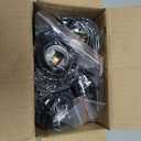 8 Pack E26 E27 Light Sockets, Black Medium Screw Base with Shade Ring, Retro Period Style Edison Lamp Holder, Replacement DIY Making Light Bulb Socket Cover Pendant Lamp Holder Keyless Lamp