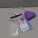 Lanzeyo Rechargeable Electric Diamond Painting Pen Vacuum Diamond Art Pen with Long Endurance Battery Electric Vacuum Pen with Beads Storage Tray for Gem Art Diamond Art Accessories (Purple)