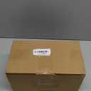 ALOCEO Small Wall Basket, Stainless Steel Adhesive Cabinet Door Organizer with Bamboo Top for Kitchen, Cabinet, Pantry, Black