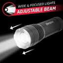 Energizer T-300 LED Flashlights (3-Pack), Bright Flash Light for Tactical EDC, Camping, and Emergencies (Batteries Included)