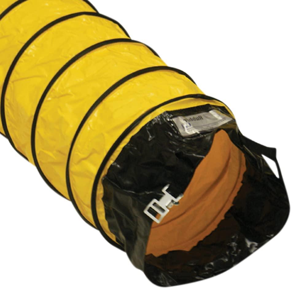 Rubber-Cal "Air Ventilator Yellow" Flexible Ducting - 10" Diameter x 25ft
