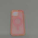 SUPFINE Magnetic for iPhone 14 Pro Max Case (Compatible with MagSafe) (Military Grade Drop Protection) Slim Translucent Matte Shockproof with Anti-Fingerprint Phone Case,Pink