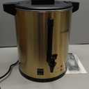 Coffee Urn, Double Wall, 12L/50cup Coffee Dispenser with Percolator, Commercial Grade Stainless Steel, Large Coffee Maker with Keep Warm Mode, Hot Water Urn for Catering Party Office Wedding