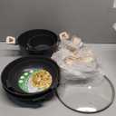 SODAY 12 Pcs Pots and Pans Set Non Stick, Cookware Sets Black Granite Induction Cookware, Non-toxic Healthy Nonstick Kitchen Cooking Set with Frying Pans Set, Saucepans (PFAS/ PFOA/ PFOS Free)