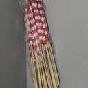 Newwiee 24 Pcs American Flags on Stick 12 x 18 Inch 4th of July Handheld USA Flags with Safety Spear Top for Independence Memorial Day Patriotic Parades Veteran Party Yard Garden Decoration