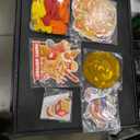 Hamburger Birthday Decoration Set, Cute Food Happy Birthday Banner, Party Supplies with Banner, Hanging Swirl, Balloon, Cake Topper, Cupcake Topper