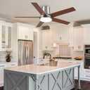 52 Inch Ceiling Fans with Lights and Remote
3CCT Dimmable LED, 6 Speed, Quiet DC Motor, 3-Level Timer Function, Forward/Reserve For all Seasons, Indoor/Covered Outdoor