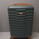 Wrangler 22" Outrider Hardside Carry-On Luggage, Dark Forest, 22" x 13.75" x 9.5"
