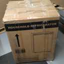 2.56 Cu.ft Compact Refrigerator with Reversible Single Door, BLACK