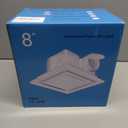 FEITON Bathroom Exhaust Fan with Light, Ceiling Mount, 110 CFM 1.0 Sones 4 Inch Duct, Quiet Square Bath Fan Light Combo, Shower Exhaust Fan with Light