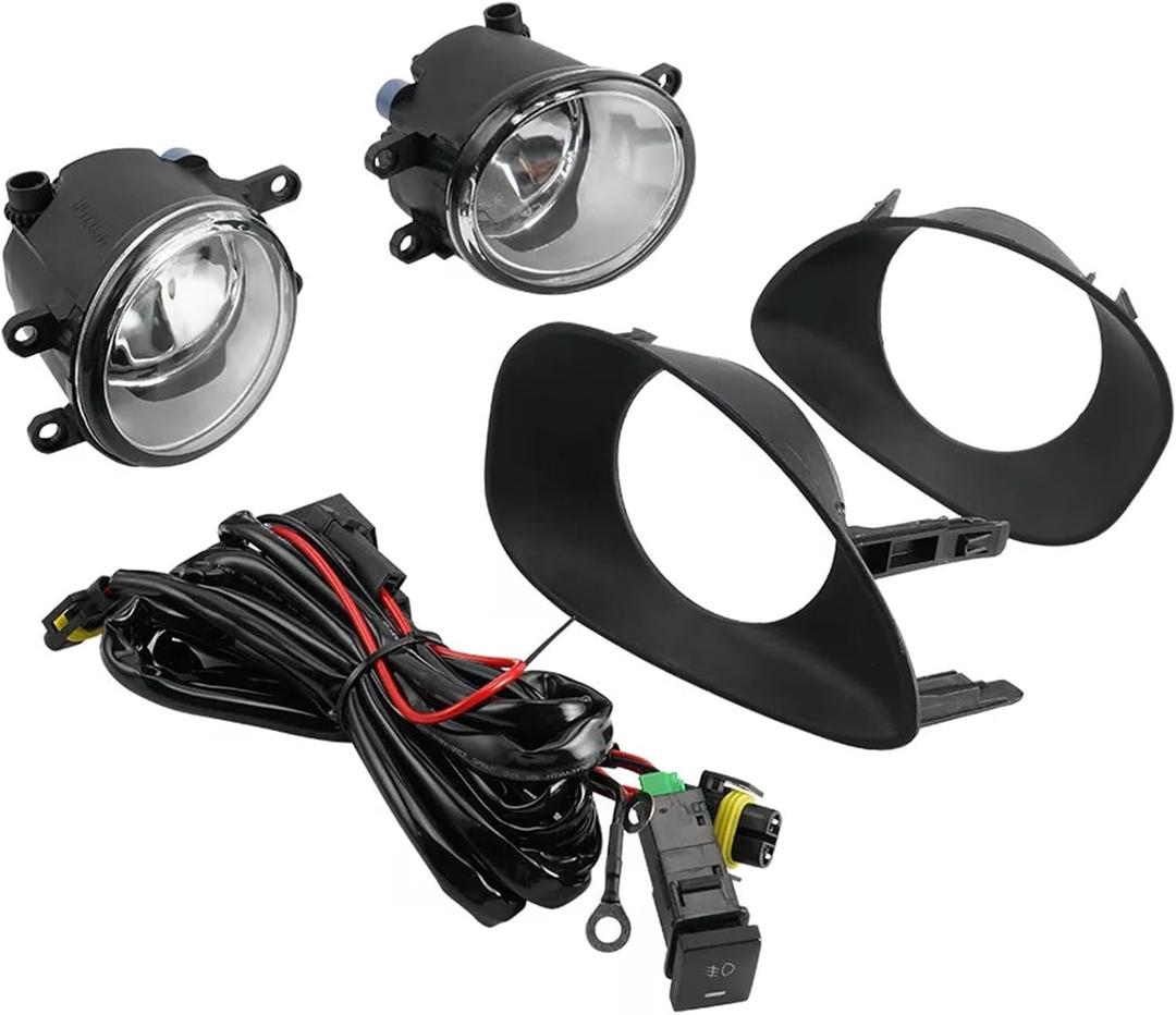 labwork 1 Pair Fog Lights Replacement for Yaris Hatchback 2006 2007 2008 Left Driver and Right Passenger Side 812200D041 812200D042