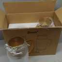 2 PACK Glass Pitcher with Lid, 84oz/2.5L Liter Classic Vertical Stripes Water Pitcher,Glass Water Carafe for Cold Brew, Coffee, Lemonade, Iced Tea,Sun Tea, Beverage, Heat Resistant (Clear)