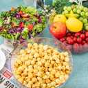 Hioasis 8 Pack Plastic Serving Bowls 128oz Clear Plastic Bowls Heavy Duty Disposable Serving Bowls for Party Snack & Salad & Candy & Bar Buffet