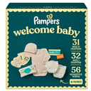 Pampers Gift Set, Diapers, Wipes, and Milestone Gifts