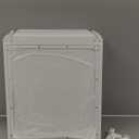 Clear Acrylic Dog Playpen Indoor, Puppy Cat Small Pet Play Pen, Pet Cat Playpen for Rabbits, Dog Fence Crate Kennel Whelping Cage (White, 10 Panel)