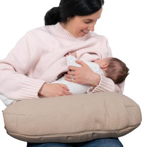 Boppy Nursing Pillow, Cotton Muslin Ergonomic Breastfeeding Support Pillow