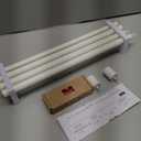 TONIAL White Curtain Rods 32 to 58 Inch(2.6-4.8ft), Adjustable Splicing Window Curtains rod, 3/4 Drapery Rods for Windows 20 to 53 Inch(1.7-4.4ft), Decorative Single Rod with Modern Cap Finial