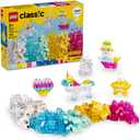 LEGO Classic Magical Transparent Box - Preschool Learning Toy for Boys and Girls, Ages 5+ - Birthday Gift for Kids - Beginner Construction Set - Colorful Building Bricks Toy - 11040