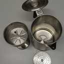 STANLEY Coffee Percolator 1.1QT, Stainless Steel Wide Mouth Coffee Press, Large Capacity, Ergonomic Handle, Dishwasher Safe