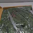 Real Touch Christmas Norfolk Pine Garland - 9ft Artificial Christmas Garland Fake Pine Needles Faux Green Garland for Fireplace,Table,Window,Stairs,Mante,Holiday Indoor Outdoor Xmas Decor(1PCS)