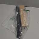 Zeerobee Curtain Rods for Windows 32 to 48, 1 Inch Adjustable Heavy Duty Black Curtain Rod, Outdoor Indoor Room Divider Modern Drapery Pole, 32-48"