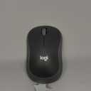 Logitech M185 Wireless Mouse, 2.4GHz with USB Mini Receiver, 12-Month Battery Life, 1000 DPI Optical Tracking, Ambidextrous PC/Mac/Laptop - Swift Grey