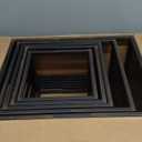 Book Shelf 5 Tier, Black Metal Bookshelf 67 Inch, Narrow Corner Bookcase Skinny Bookshelves for Bedroom, Living Room, Office, Home Decor (5 Tier (67'' 18.11''8.86))