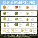 Happy Baby Organics Stage 2 Baby Food Pouches, Gluten Free, Vegan & Healthy Snack, Clearly Crafted Fruit & Veggie Puree, Fruit & Veggie Variety Pack, 4 Ounces (Pack of 10), Amazon Exclusive