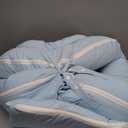 Deluxe Infant Lounger, Baby Nest Cover for Baby Girls & Boys, Newborn Essentials for Baby 0-12 Months, 100% Cotton (SummerSky)