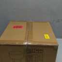 Wimarsbon Storage Ottoman, Modern Round Footrest with Soft Padded Seat, Teddy Velvet Footstool with Wood Legs, Accent Small Table or Plant Stand for Hallway, Living Room (Champagne)