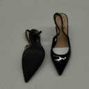 iiimmu Women's Stiletto Heels Closed Pointed Toe 4 in Heels for Women Patent Leather Pumps with Chain Wedding Party Dress Prom Heels Slingback Pumps, Size 7