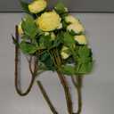 Yellow Ranunculus Artificial Flowers,3PCS 18 Heads Realistic Fake Peonies Faux Silk Ranunculus Flowers with Stems for Centerpieces Arrangements Wedding Party Home Decoration(Yellow)