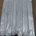 Egofine 5x7 Acrylic Frames 6 Pack, 20mm Thicker Frameless Clear Picture Frames, Double Sided Magnetic Picture Frames, Free Standing Desktop Display