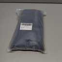 QiyI Yoga Mat Towel with Corner Pockets, Non Slip Sweat Absorbent Hot Yoga Towels, Soft Yoga Blankets with Travel Bag, Skidless Mat Cover for Workout, Gym, Fitness - 70"x26", Blue Tie Dye