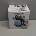 Chefman Electric Kettle, 1.8L 1500W, Hot Water Boiler, Removable Lid for Easy Cleaning, Auto Shut Off, Boil-Dry Protection, Stainless Steel Filter, BPA Free, Borosilicate Glass Electric Tea Kettle (Black)