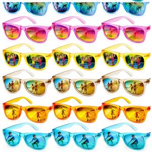 18 Pack Kids Sunglasses Bulk Party Favors, Neon Sunglasses with UV400 Protection for Kids Age 3-8,Great Gift for Birthday ，Graduation Party Supplies Party, Beach, Pool，Boys Girls Goody Bag Stuffers