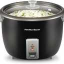 Hamilton Beach Rice Cooker & Food Steamer, 30 Cups Cooked, 15 Cups Uncooked