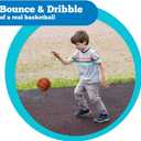 Botabee 5" Rubber Mini Basketballs (2-Pack) - Realistic Bounce and Grip for Indoor and Outdoor Play - Small Basketball for Kids - Durable and Fun, Perfect for Mini Hoops