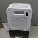 Dehumidifier for Home, Quiet Portable Dehumidifier with Auto Shut Off, 7-Color LED Light for Basement, Bedroom, Bathroom,Milky