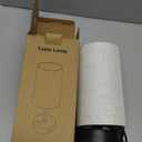 Unicozin Table Lamp, 3 CCT 3000K/4500K/6500K & RGB Color Changing, Stepless Dimmable Small Bedside Lamp for Reading, Ambience Nightstand Light for Home Decor Party, Beige Shade (14.5in)