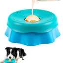 2 x Dog Lick Bowl, Slow Feeder Dog Bowl with Anti-Slip Module, Silicone Dog Licking Bowl for Peanut Butter, Yogurt and Treats, Non-Slip Dog Lick Bowl-Suitable for Large, Medium, and Small Dogs