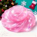 Pink and Green Christmas Crystal Slime 2pack for Kid Christmas Stocking Slime for Kids - Toys Slime Kit Xmas Gifts for Classroom Rewards TeensGirls Boys 4-10 Kids Year Old and Adults
