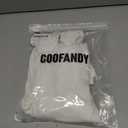 COOFANDY Men Henley Shirt Long Sleeve Casual Basic Tee Fall Fitted Cotton Soild T Shirt White, S