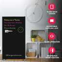 Frigidaire EFR331 Single Door Compact Refrigerator - Adjustable Thermostat Control - Reversible Doors - Front Blackboard, Write and Erase - Ideal for Dorm, Office, RV, Room - Black, 3.2 Cubic Feet