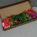 6 Bundles Artificial Hibiscus Flowers - UV Resistant Fake Tropical Silk Blooms for Outdoor Window Box, Hanging Baskets & Porch Decor (Multicolor)