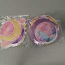 Pre-strung Space Party Decorations for Girls, Pink Space Themed Party, Pastel Outer Space Party Decorations, with 2 Banners, Solar System Planet Swirl Streamers, Hanging Dazzling Star Garlands for Kids, Girls