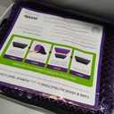Purple Royal Seat Cushion, Portable 2 Inch Gel Seat Cushion, GelFlex Grid